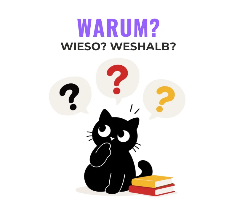 Warum? Wieso? Weshalb? У чому різниця між цими словами?